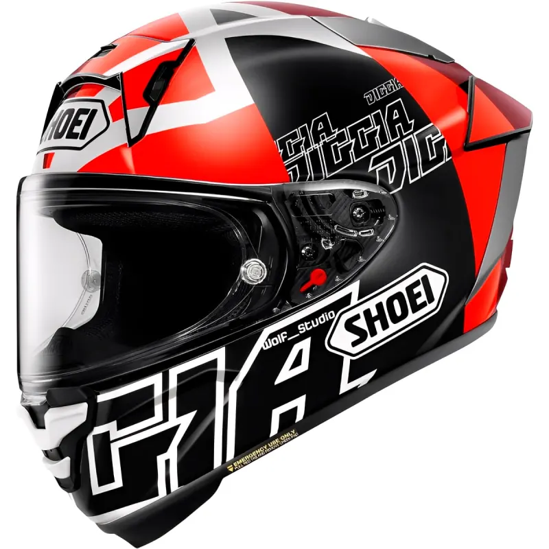 Capacete Shoei X-SPR Pro Diggia 2 TC-1 Fechado - 