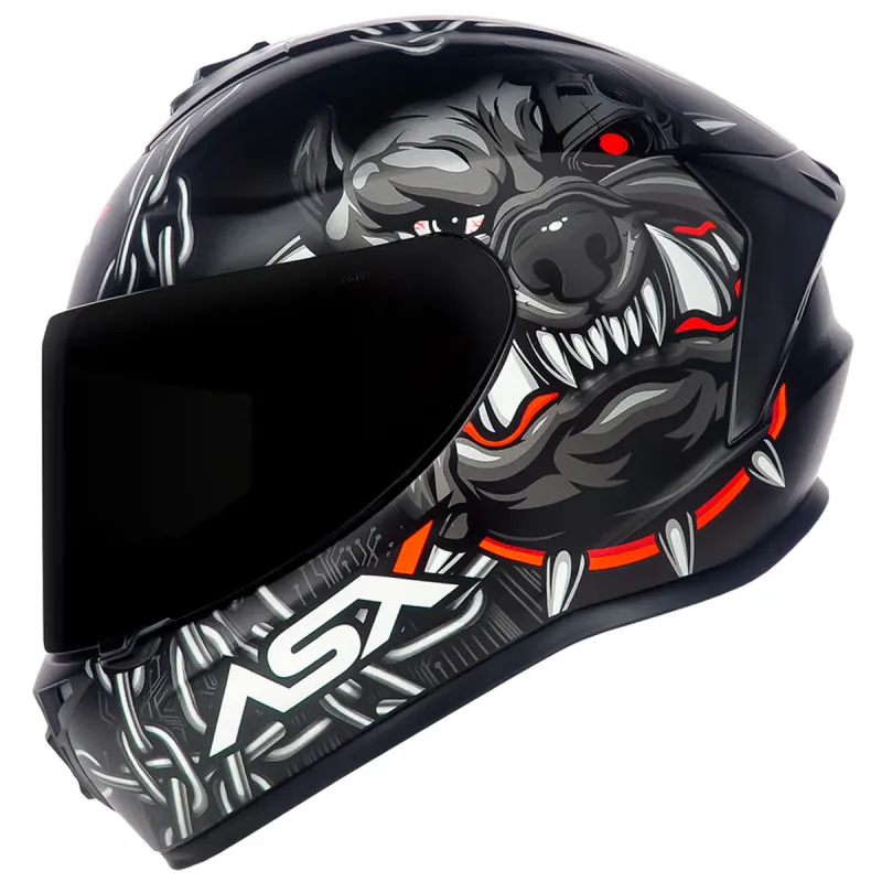 Capacete ASX Draken Bull Cyber Fechado - 
