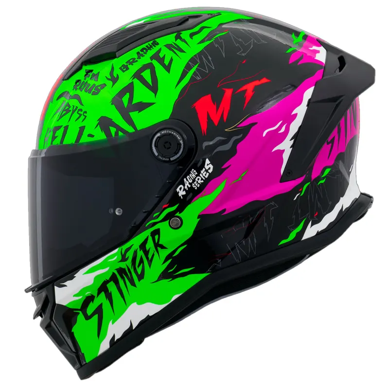 Capacete MT Stinger 2 Ardent C13 Gloss Fechado - 