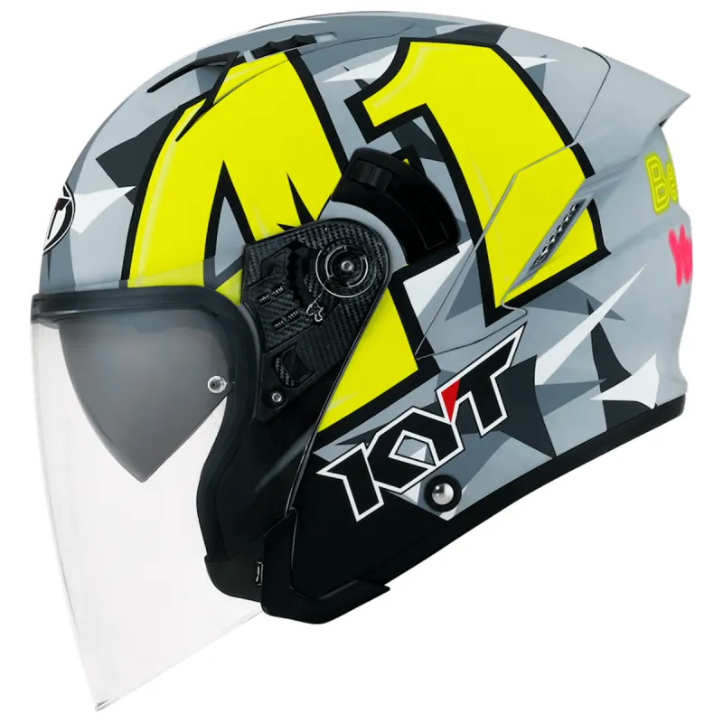 Capacete KYT NF-J Espargaro 2019 Matt Grey Fechado - 