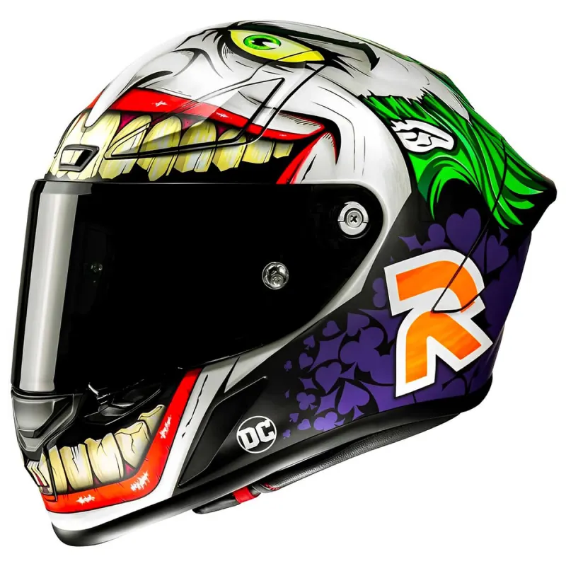 Capacete HJC RPHA 1 Joker DC Comics Fechado - 