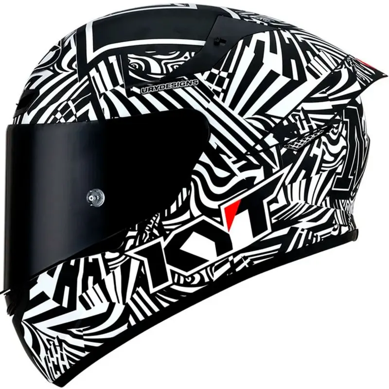 Capacete KYT TT Course Espargaro Winter Test Fechado - 