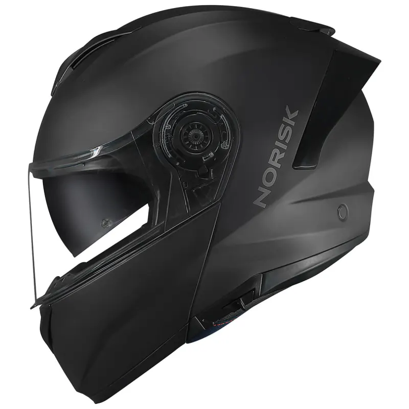 Capacete Norisk Force 2 Preto Fosco Articulado/Robocop - Preto Fosco