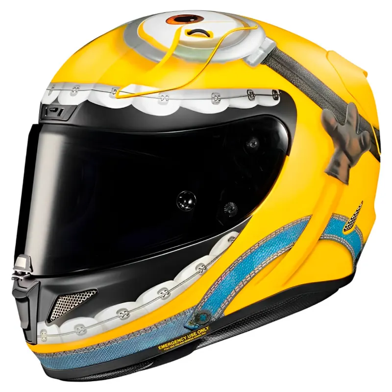 Capacete HJC RPHA 11 Minions Otto Amarelo Fechado - Amarelo