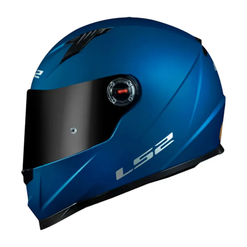 Capacete LS2 FF358 Classic Azul Fosco Fechado - Azul