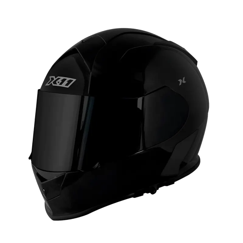 Capacete X11 Capacete Fechado X11 Revo Pro All Black Preto Fosco Fechado - 