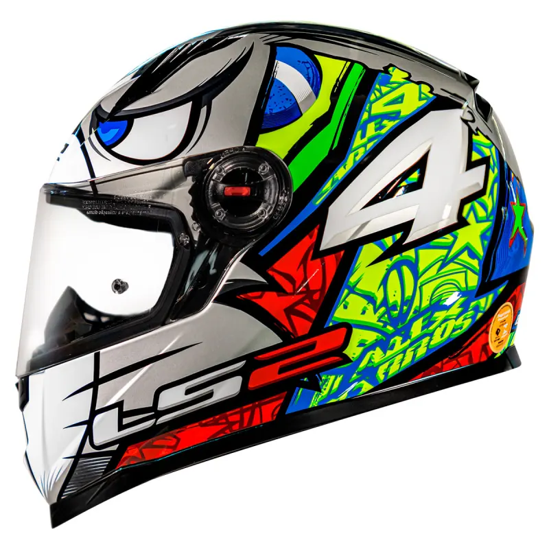 Capacete LS2 FF358 Fechado - Prata