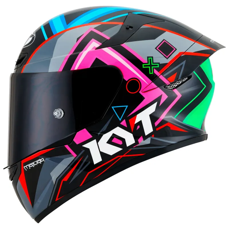 Capacete KYT TT Course Ratthapark Play Fechado - 