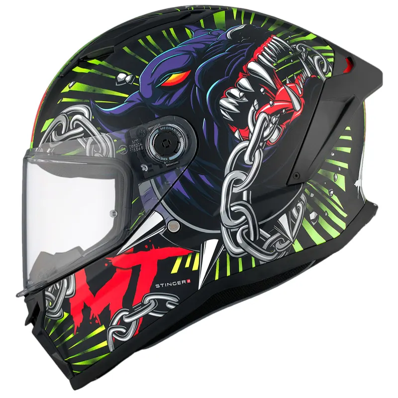 Capacete MT Stinger 2 Akin A3 Fosco Fechado - 