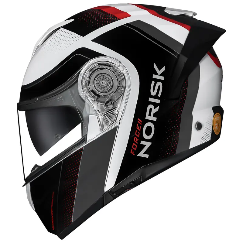 Capacete Norisk Force 2 Kore Prata Articulado/Robocop - Prata