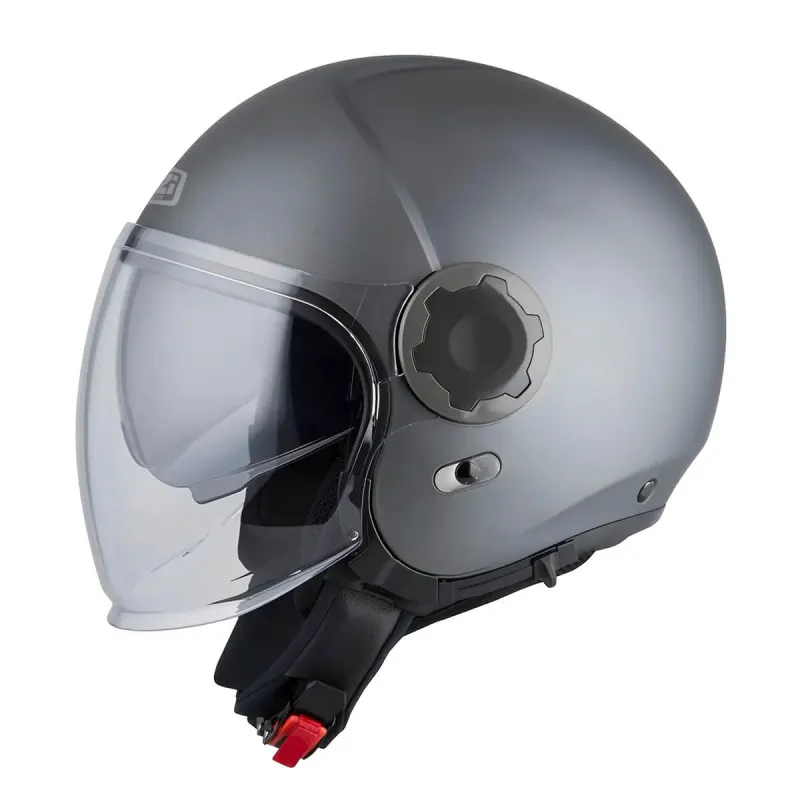 Capacete NZI Capacete Aberto NZI Ringway Duo Cinza Fosco Aberto - Cinza Fosco