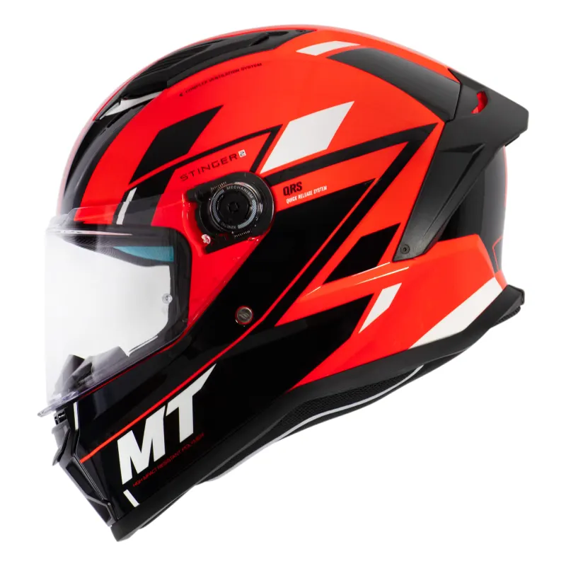 Capacete MT Stinger 2 Zivze C5 Vermelho Fechado - 