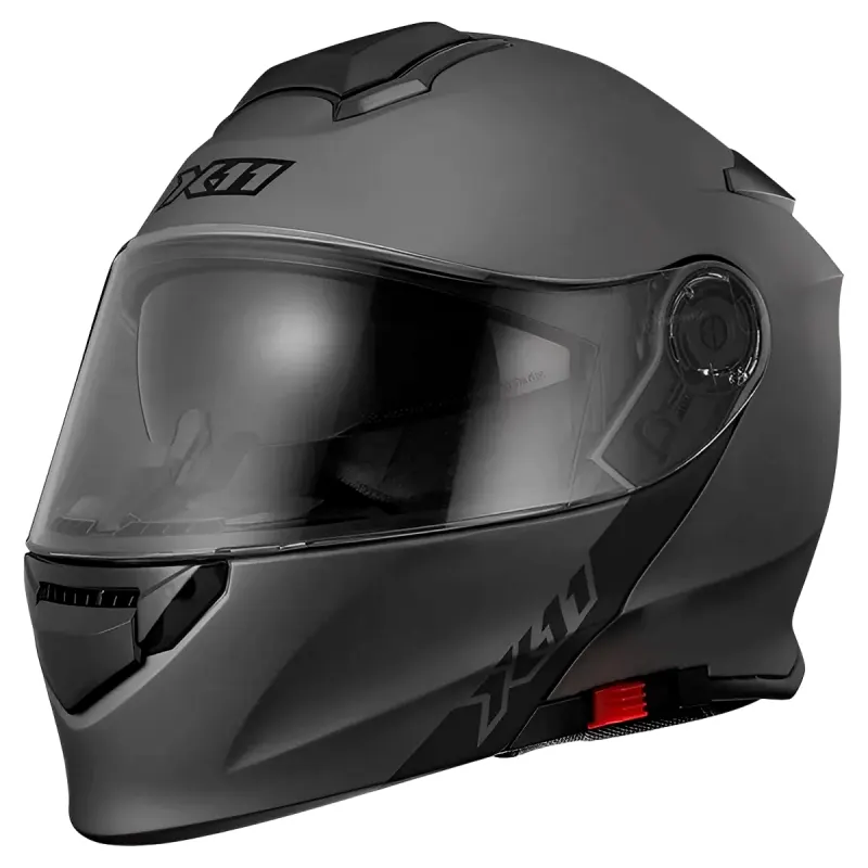 Capacete X11 Turner Solides Chumbo Metálico Fechado - 