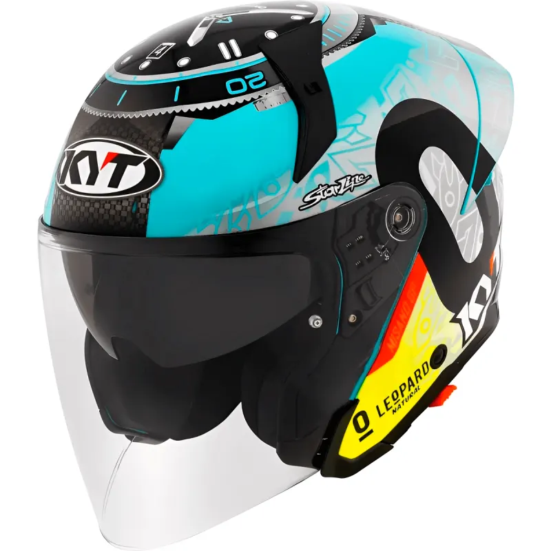Capacete KYT Capacete Original KYT TTR Jet Foggia Misano 2022 Aberto - 