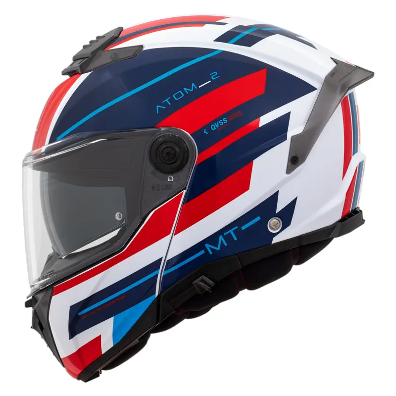 Capacete MT Atom 2 SV Alkaline F0 Fechado - 
