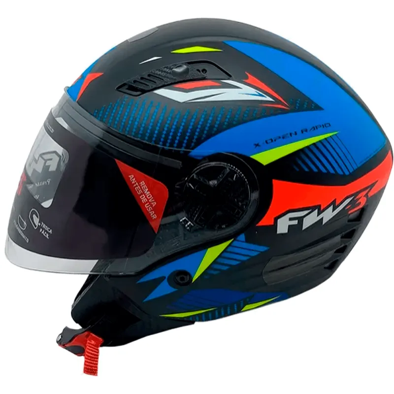 Capacete FW3 Capacete FW3 X Open UP Rapid Aberto - 