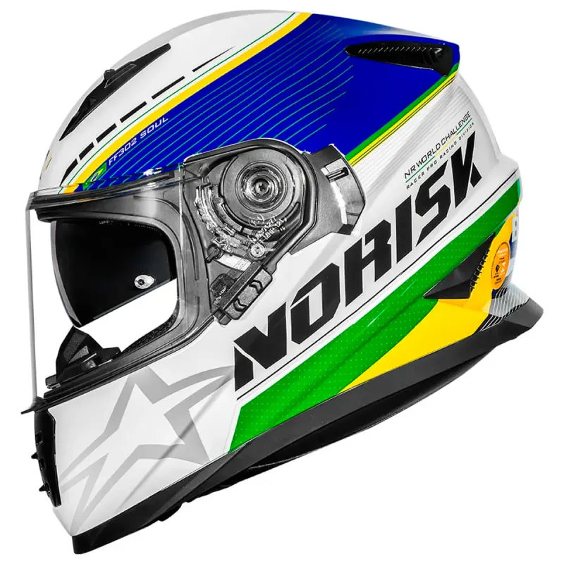 Capacete Norisk FF302 Soul 2 Grand Prix Fechado - Monocolor