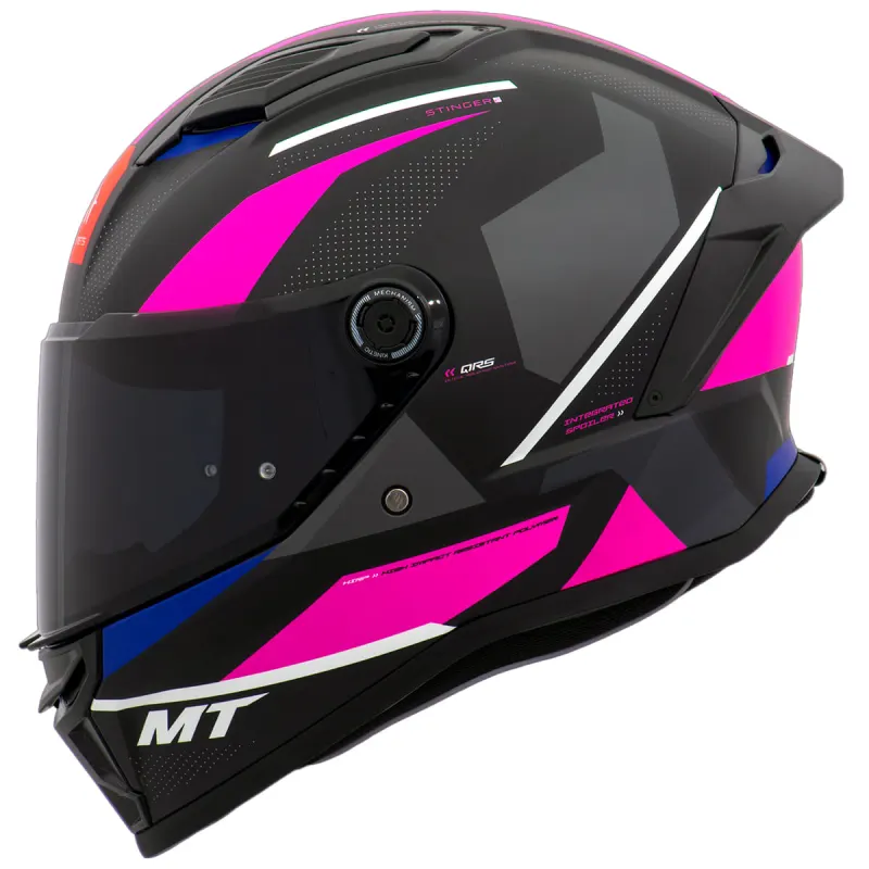Capacete MT Stinger 2 Chest C8 Fosco Fechado - 