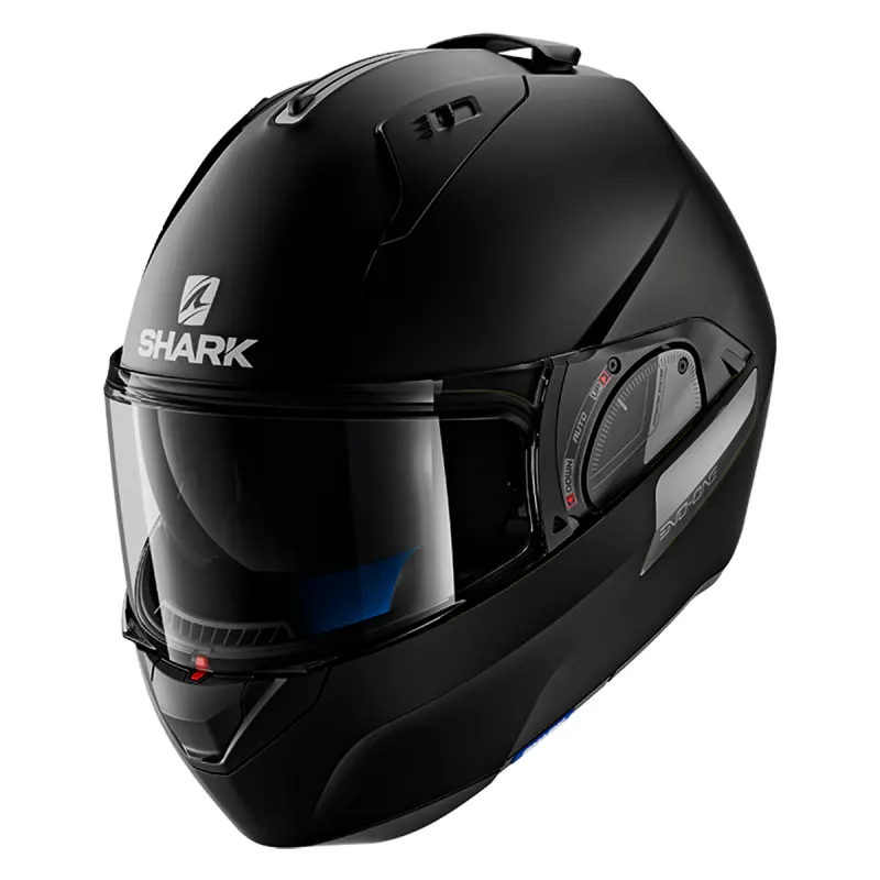 Capacete Shark Evo ES Preto Fosco KMA Fechado - 