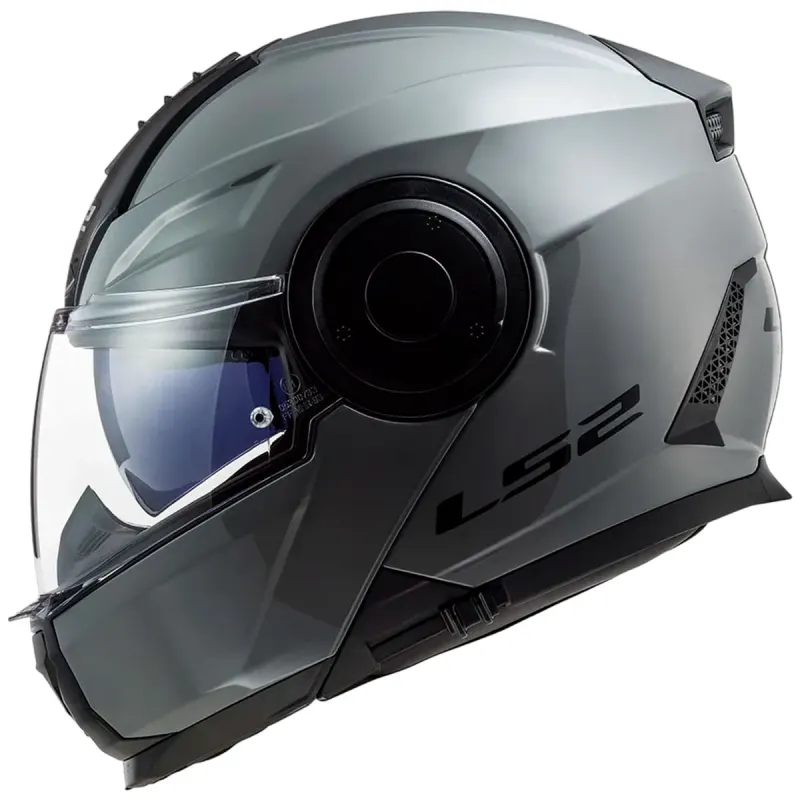 Capacete LS2 FF902 Scope Nardo Grey Articulado/Robocop - Cinza
