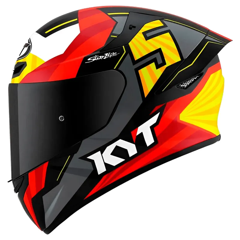 Capacete KYT TT Course Flux Jaume Masia 2019 Fechado - 