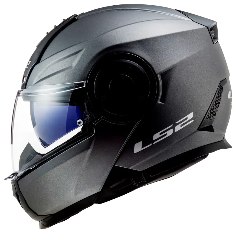 Capacete LS2 FF902 Scope Fosco Titanium Articulado/Robocop - Monocolor