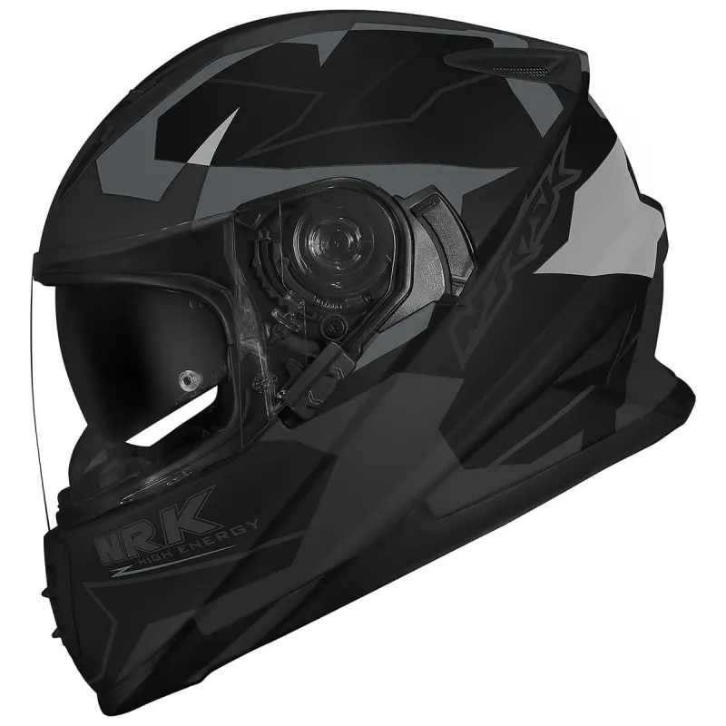 Capacete Norisk FF302 Soul District Fosco Titanium Preto Fechado - Preto