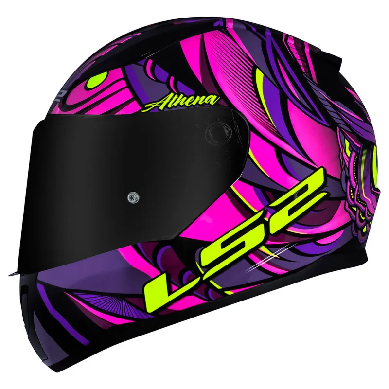 Capacete LS2 FF353 Rapid Athena Roxo Fechado - Roxo