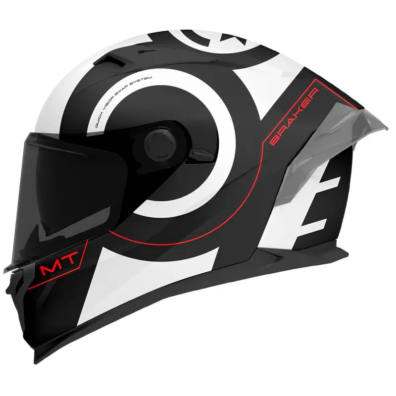 Capacete MT Capacete Fechado MT Braker SV Inox A0 Fechado - 